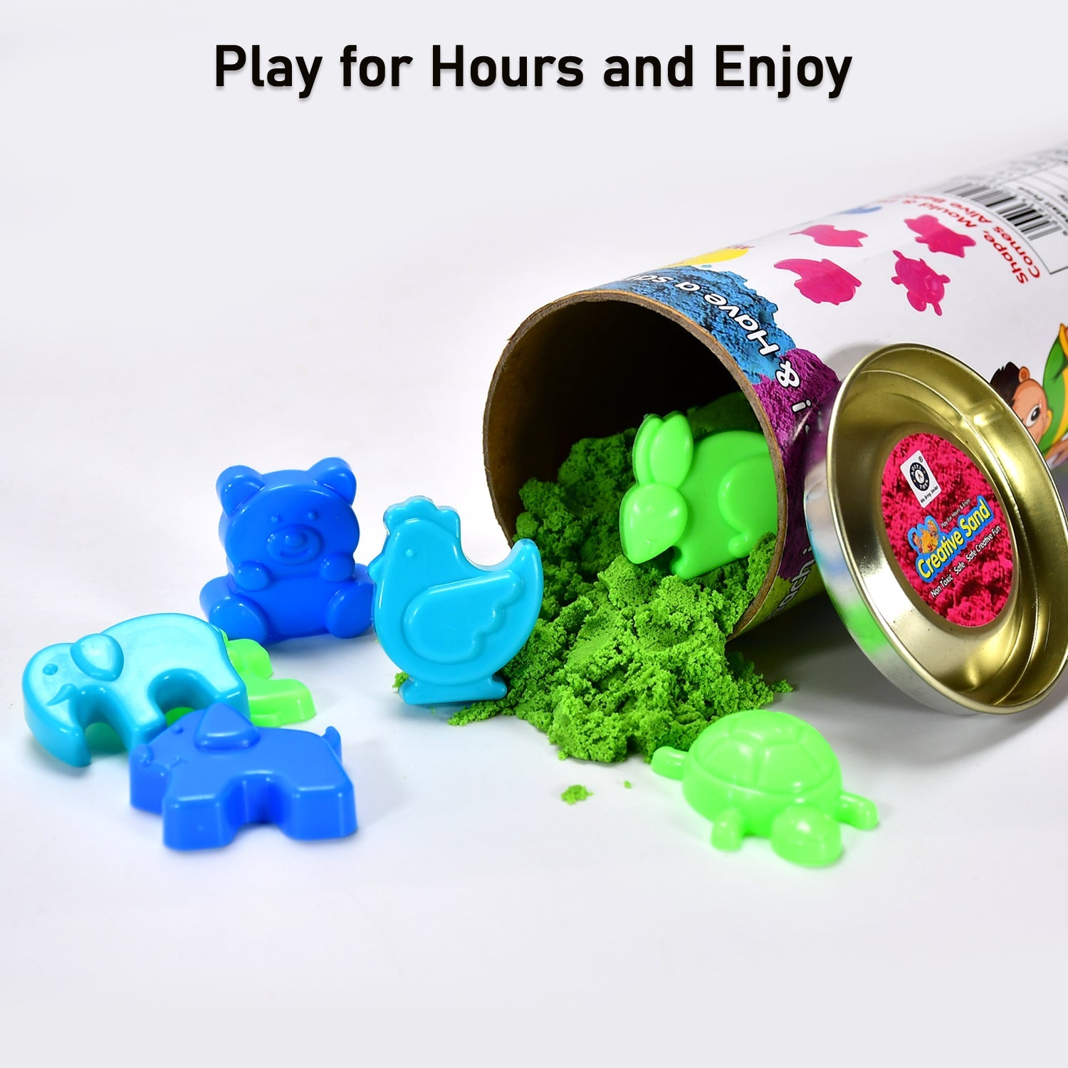1960 Creative Sand for Kids – Natural Kinetic Sand Kit for Kids Activity Toys | Soft Sand Clay DeoDap 1960 Creative Sand for Kids – Natural Kinetic Sand Kit for Kids Activity Toys | Soft Sand Clay DeoDap